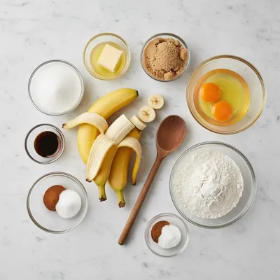 Starbucks Copycat Banana Bread - cooking process