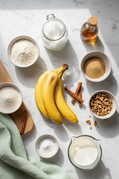 Healthy Banana Bread Recipe - cooking process