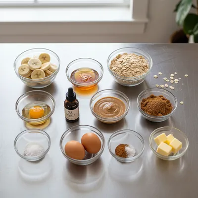 Banana Oatmeal Bars – Wholesome & Cozy Snack - cooking process