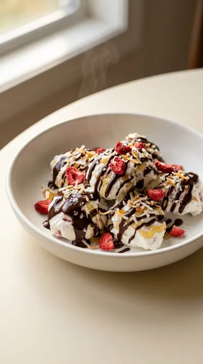 Chocolate Strawberry Greek Yogurt Clusters