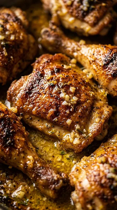 Oven Baked Chicken Thighs – Easy, Juicy, and Delicious - ingredients preparation