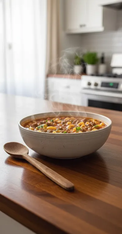 Beef and Macaroni Soup – Hearty Comfort Food