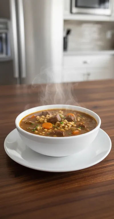 Beef Barley Soup – Hearty & Comforting