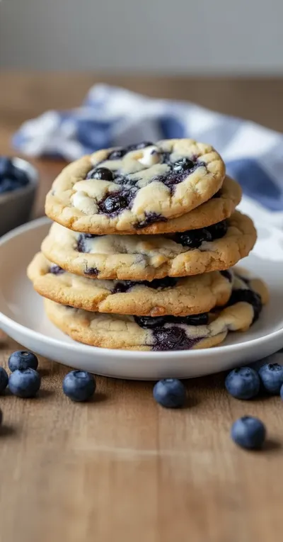 Blueberry Cheesecake Cookies – Easy & Delicious