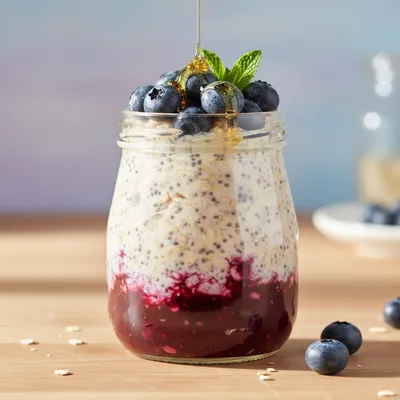 Blueberry Overnight Oats – Easy Breakfast Recipe
