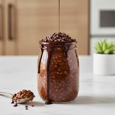 Brownie Batter Overnight Oats