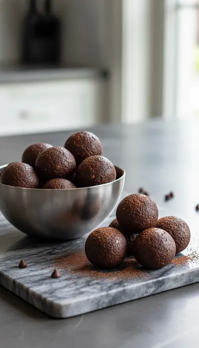 Brownie Batter Protein Balls Recipe