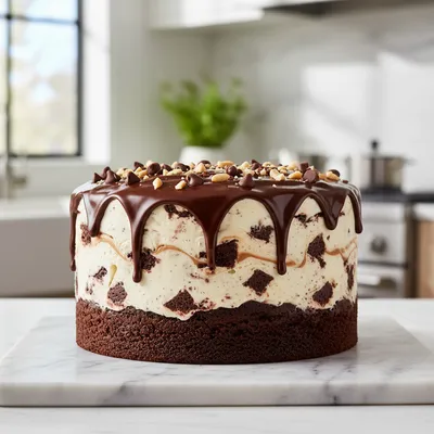 Brownie Ice Cream Cake – Easy Dessert Recipe