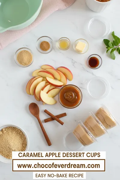 Caramel Apple Dessert Cups – Easy Recipe - cooking process