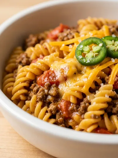 Cheesy Taco Pasta – Easy One-Pot Dinner