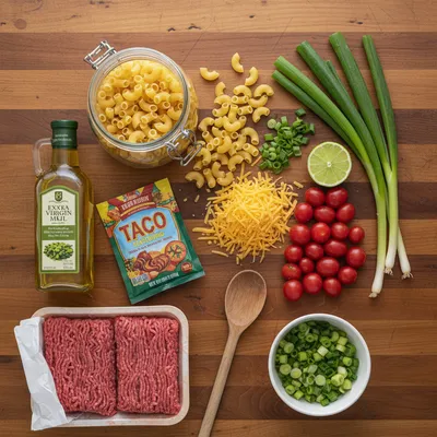 Cheesy Taco Pasta – Easy One-Pot Dinner - cooking process