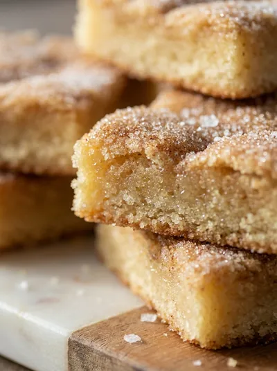 Chewy Cinnamon Sugar Blondies Recipe