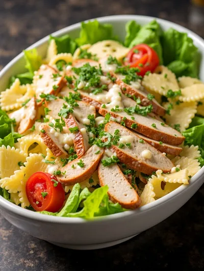 Chicken Caesar Pasta Salad
