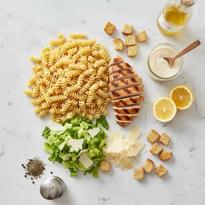 Chicken Caesar Pasta Salad – Ready In 20 Minutes - cooking process
