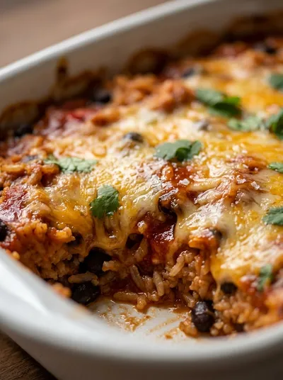 Chicken Enchilada Rice Casserole – Quick Easy Dinner