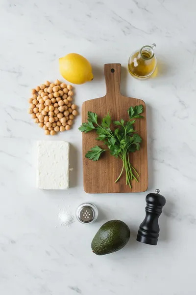 Chickpea Feta Avocado Salad Recipe - cooking process