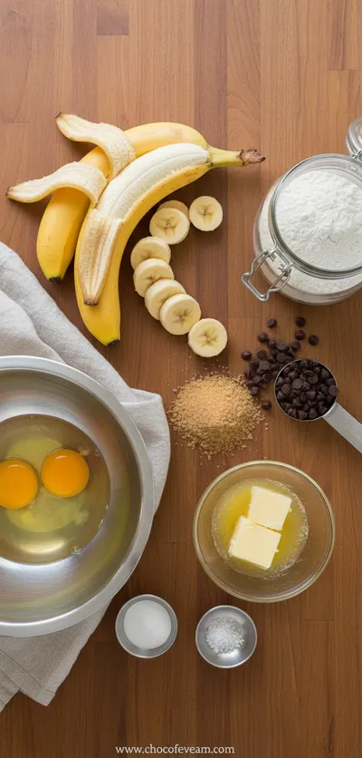 Chocolate Chip Banana Bread – Easy Recipe - cooking process