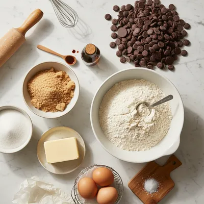 Best Ever Chocolate Chip Cookies - cooking process