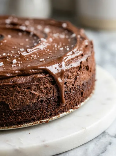 Chocolate Cottage Cheese Cheesecake