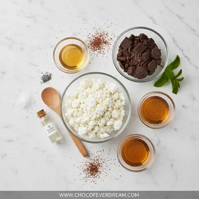 Chocolate Cottage Cheese Mousse - cooking process