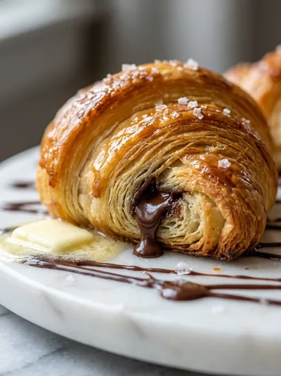 Easy Homemade Chocolate Croissants