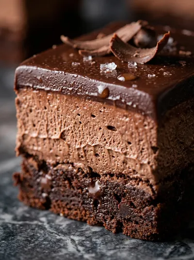 Chocolate Mousse Brownies – Creamy Decadent Dessert