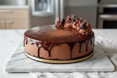 Chocolate Mousse Cake – Easy Dessert Recipe