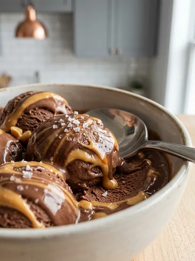 Chocolate Peanut Butter Ice Cream