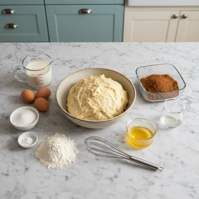 Cinnamon Roll Cake Recipe – Easy Homemade Delight - cooking process