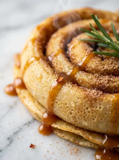 Cinnamon Roll Protein Crepes