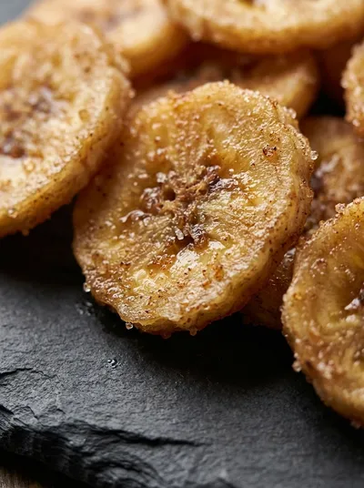 Cinnamon Sugar Air Fryer Banana Chips