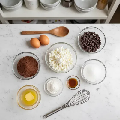 Cottage Cheese Lava Cake – Chocolate Protein Recipe - cooking process