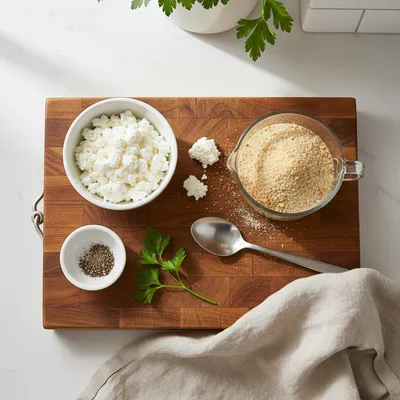 Two‑Ingredient Cottage Cheese Tots - cooking process
