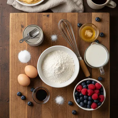 Cracker Barrel Pancakes - Fluffy Breakfast Recipe - cooking process