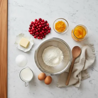 Cranberry Orange Muffins Recipe - cooking process
