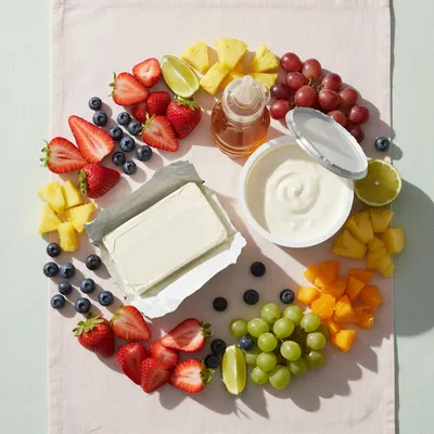 Cream Cheese Fruit Dip – Quick & Easy - cooking process