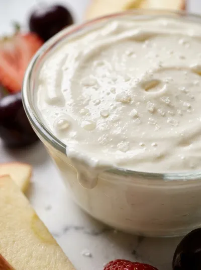 Cream Cheese Fruit Dip – Easy Snack