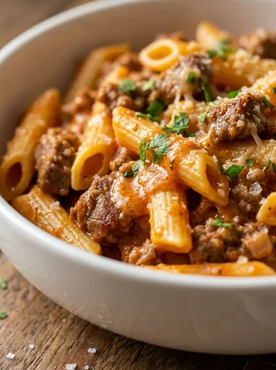 Creamy Beef Pasta – Cozy Night Recipe
