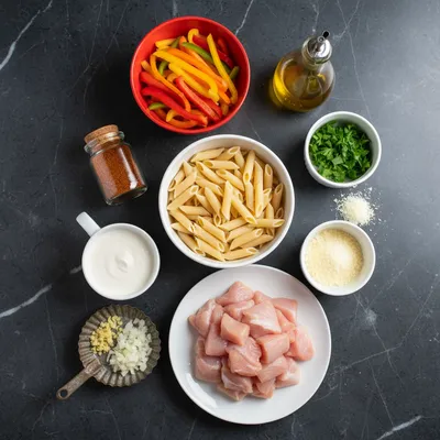 Creamy Cajun Pasta – Quick & Easy Dinner - cooking process