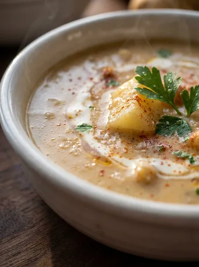 Creamy Cajun Potato Soup - Warm & Spicy