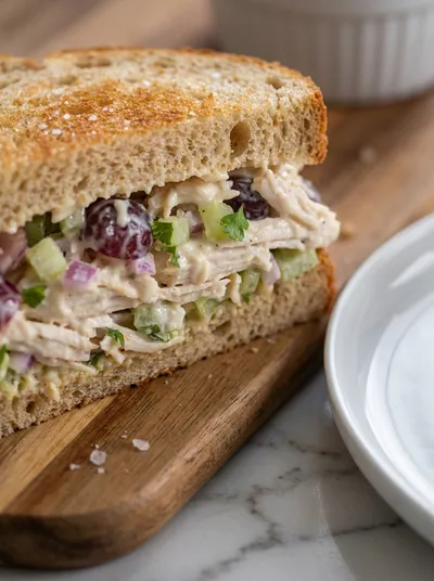 Creamy Chicken Salad Sandwich