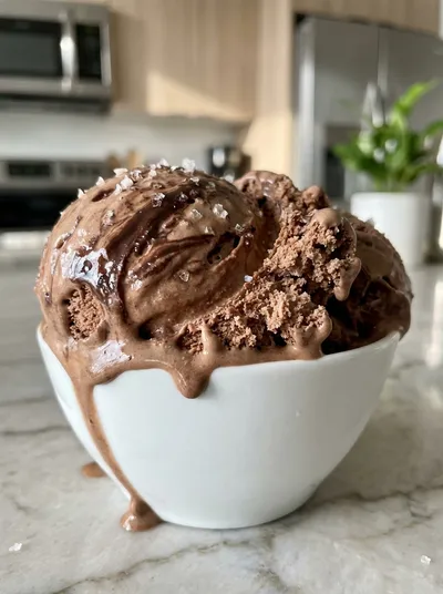 Creamy Chocolate Cottage Cheese Ice Cream