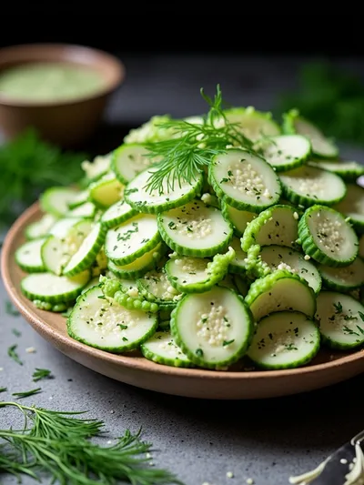Creamy German Cucumber Salad