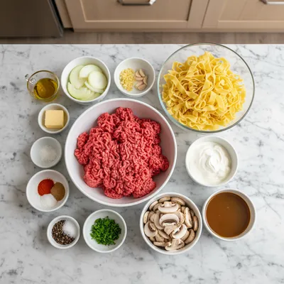 Creamy Ground Beef Stroganoff – Ready in 30 Minutes - cooking process