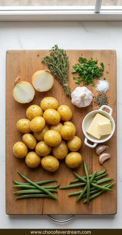 Creamy Slow Cooker Swamp Potatoes - cooking process