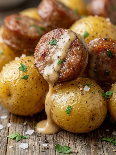 Creamy Slow Cooker Swamp Potatoes