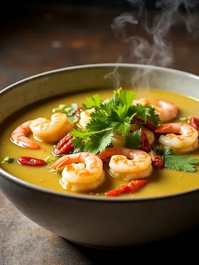 Creamy Thai Coconut Shrimp Curry