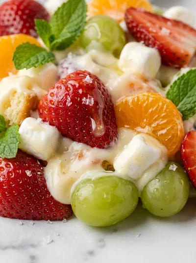Creamy Vanilla Pudding Fruit Salad