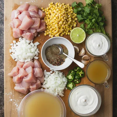 Creamy White Chicken Chili – Hearty Soup - cooking process