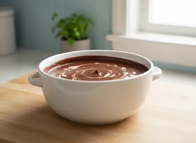 Creme Fraiche Semi-Sweet Chocolate Fondue